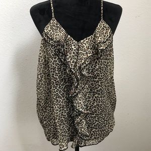 Papaya Spaghetti Strap Top